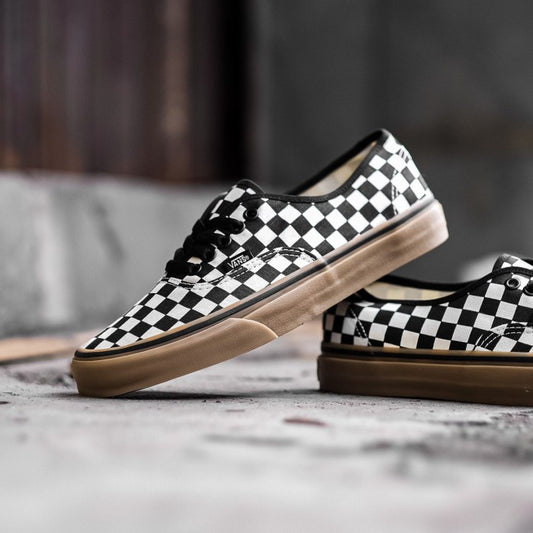 Vans Authentic Checkerboard Gum Plimsolls ORIGINAL