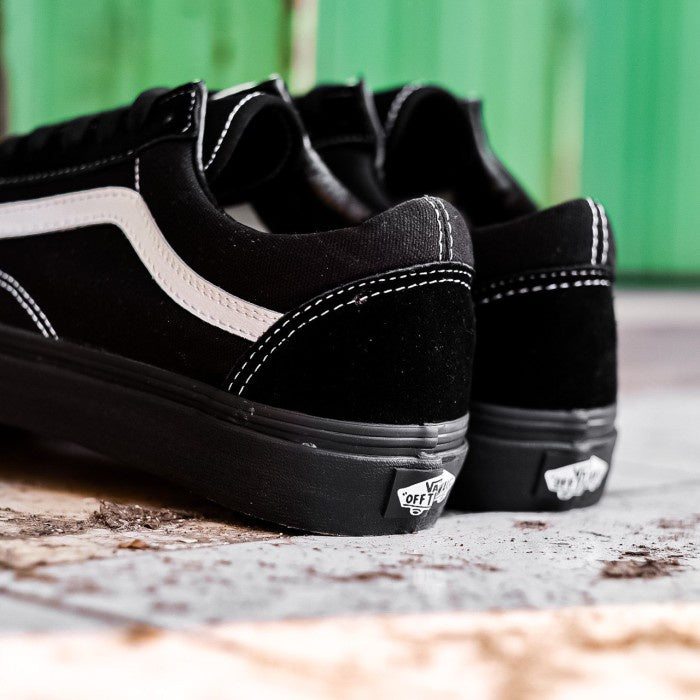 Vans Oldskool Suede/Canvas Black Black / True White ORIGINAL