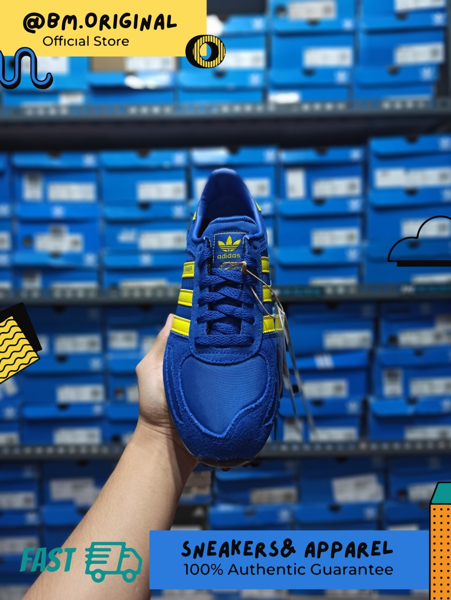 Adidas LA Trainer OG Blue Yellow CW STOCKHOLM Exclusive ORIGINAL